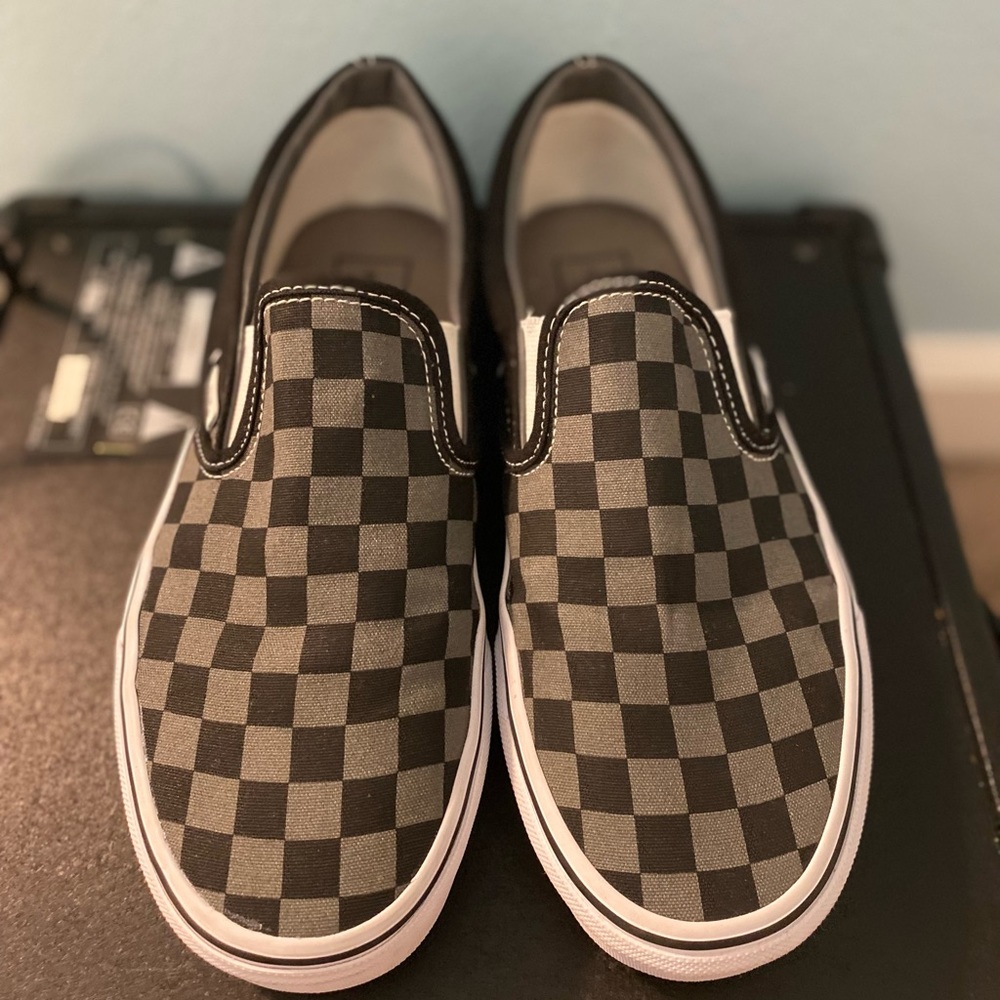 Vans Checkered Slip On Skate Shoes